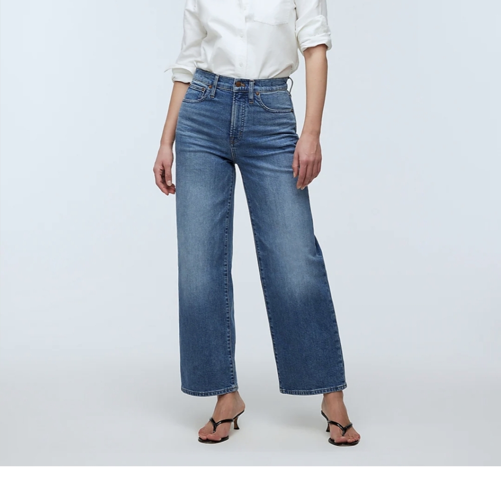 Madewell size 31 wide leg jeans